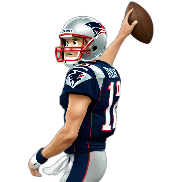 Tom brady waving emoji