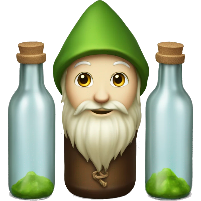 Lutin in bottle emoji