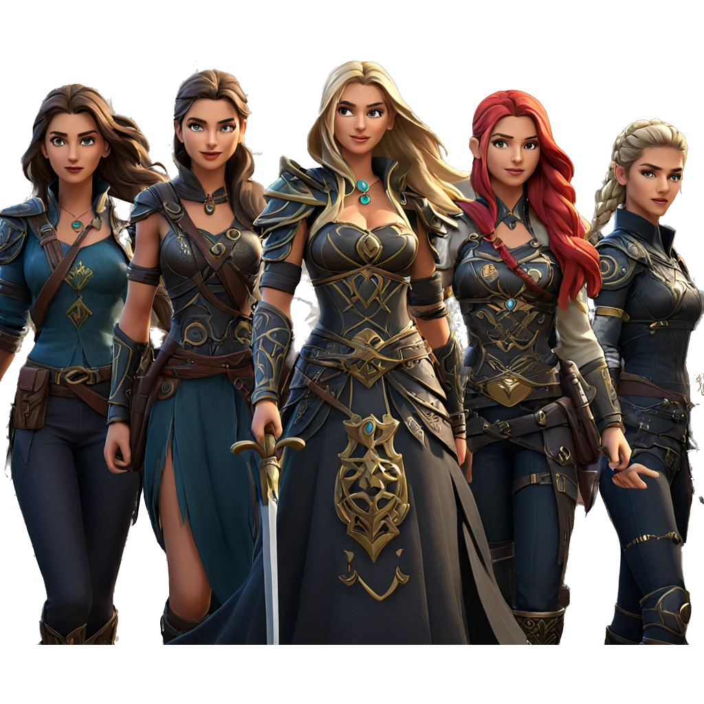 fantasy adventure with girls emoji