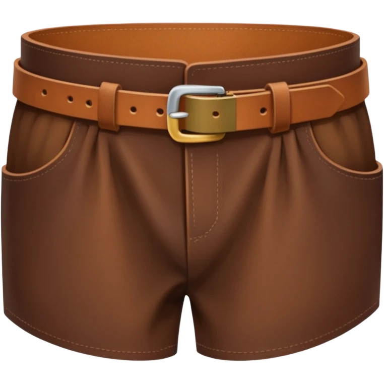 Hand holding folded in half belt at 45 degree angle emoji