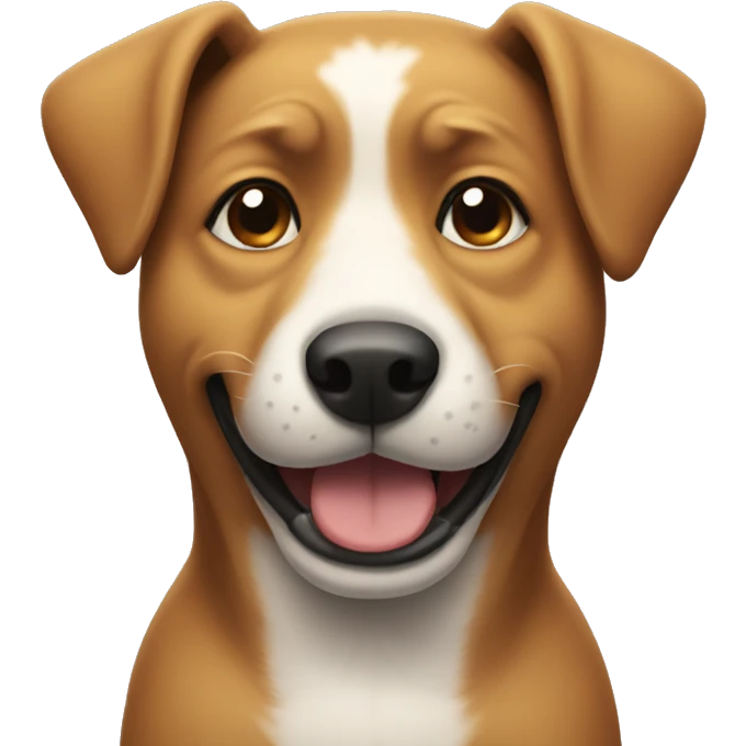 Dog smirking emoji