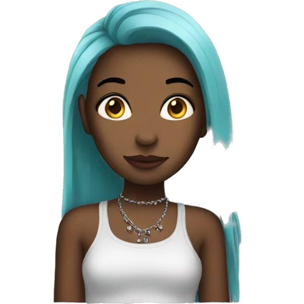 Girl with piercings  emoji