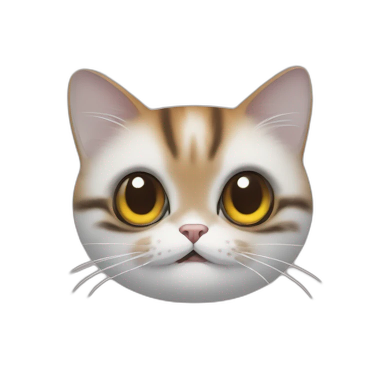 Chat qui porte un  emoji
