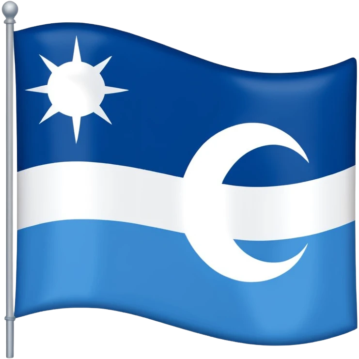 Flag of Antarctic emoji