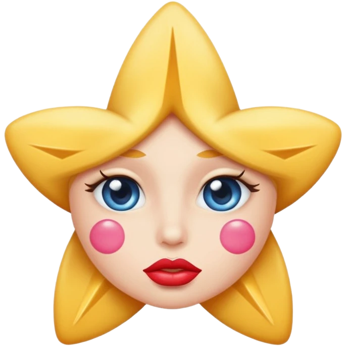 Star eyes with a kissy lips emoji