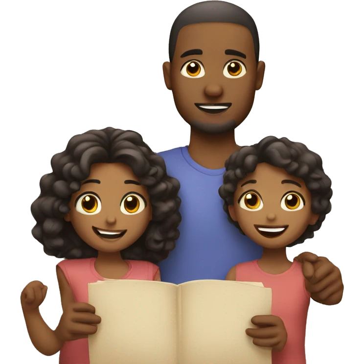 A cute family emoji