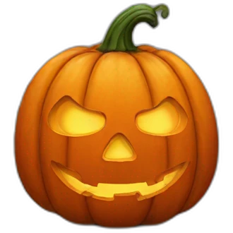 a sad jack o lantern emoji