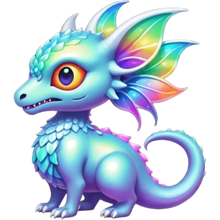 Epic complex detailed aesthetic-scenic-Fakémon-creature emoji