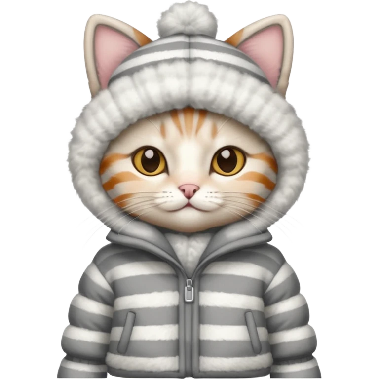catin winter outfit emoji