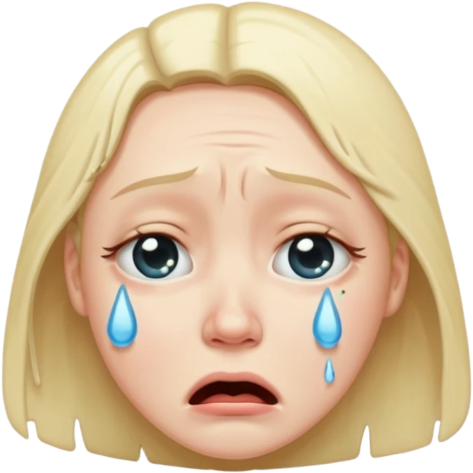 crying face emoji