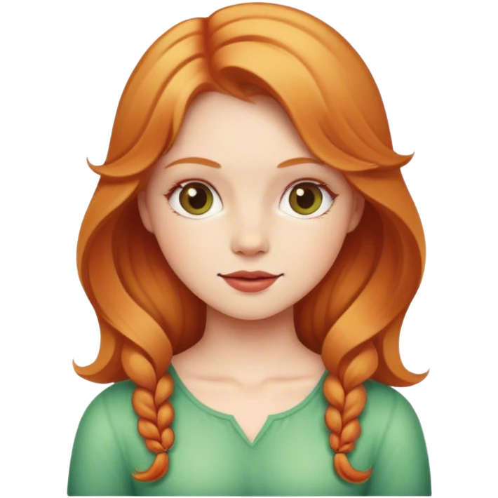strawberry blonde girl  emoji