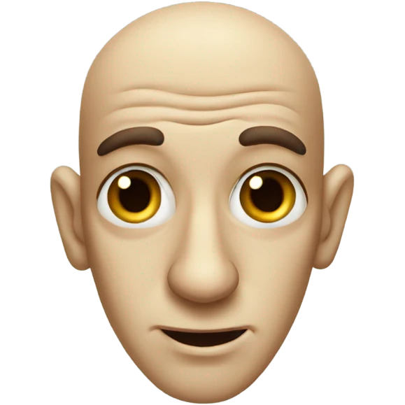 Mosquito with face of a balding man emoji