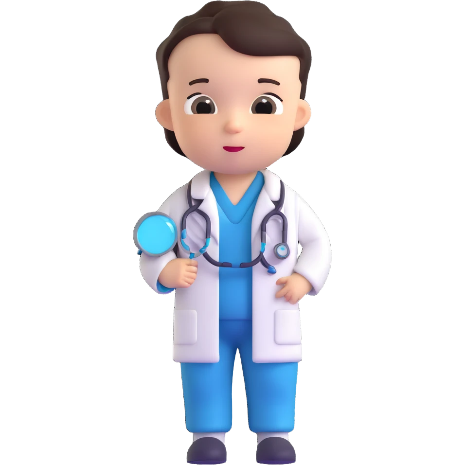 baby dressed as a doctor emoji