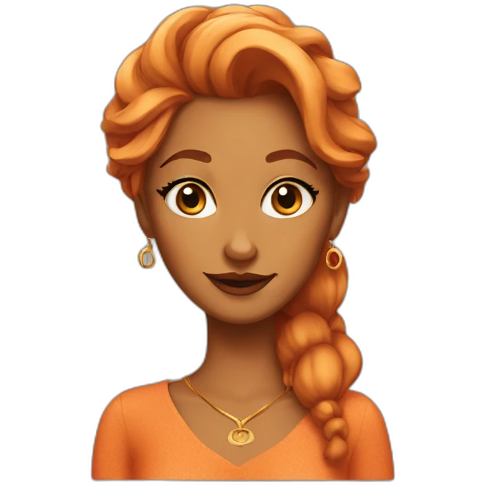 Foxy lady emoji
