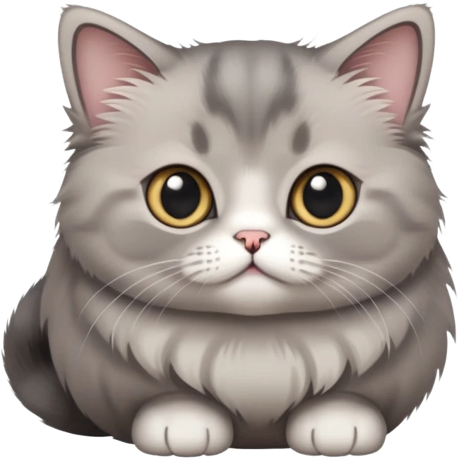 Gray munchkin cat emoji
