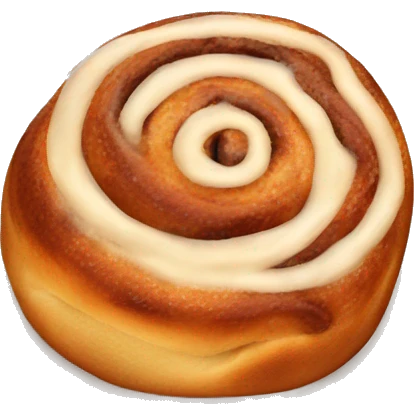 a cinnamon bun  emoji
