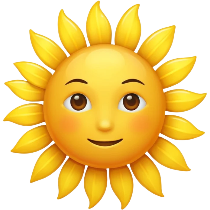 Sun emoji