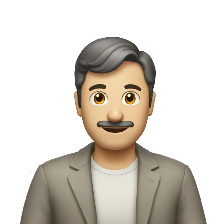 datos curioso con un señor diciendolo emoji