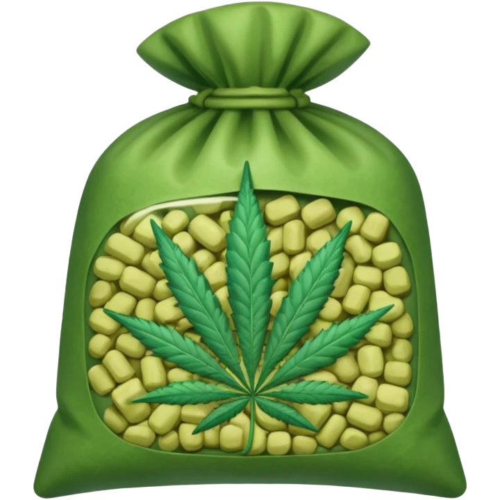 Weed pound baggie  emoji