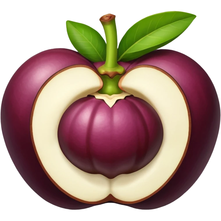 Only Mangosteen flesh emoji