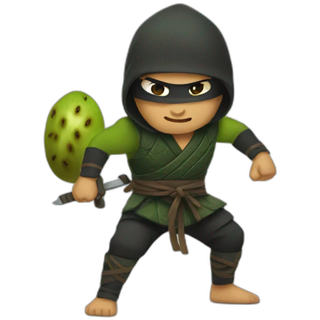 Kiwi ninja emoji