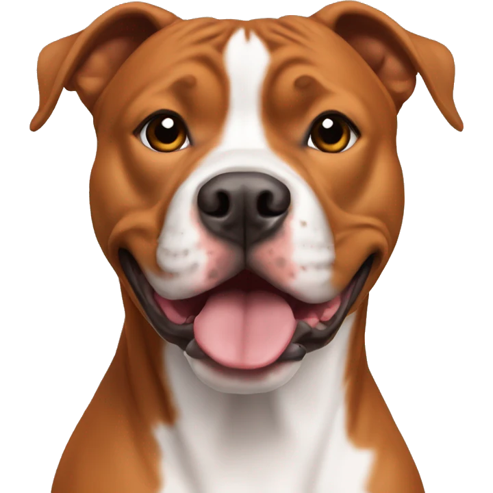 Red American Staffordshire Terrier emoji