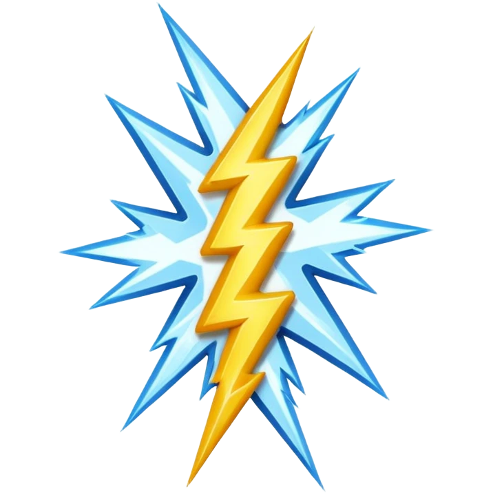 zeus's lightning emoji