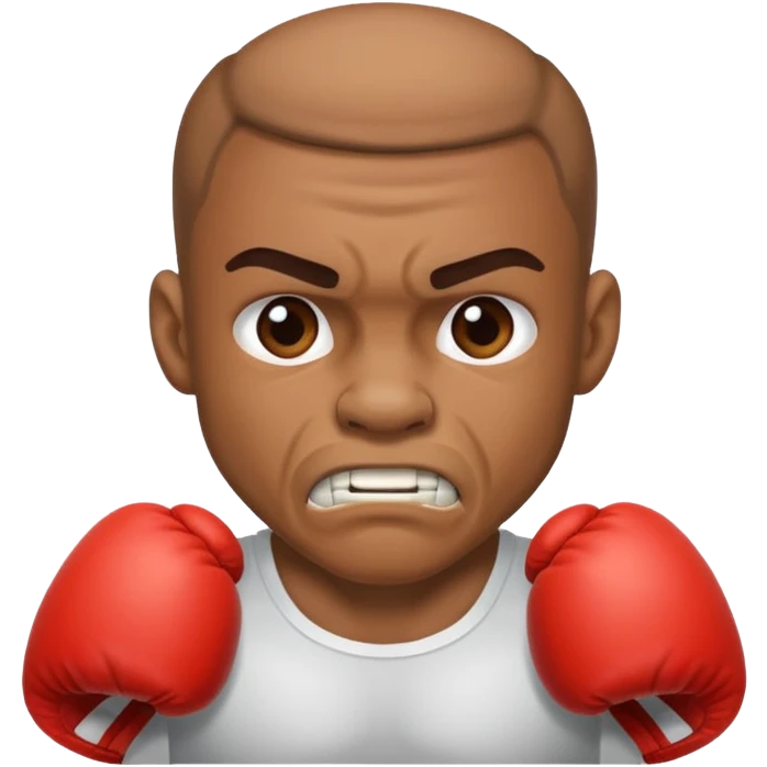 Boxer with underbite  emoji