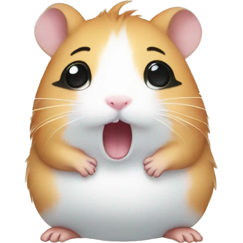 hamster crying with mermaid tail emoji