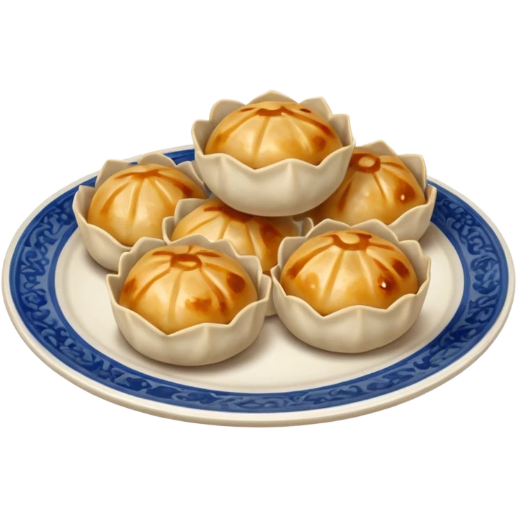 gyosa ball on plate emoji