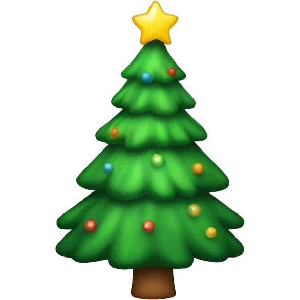 Christmas tree emoji