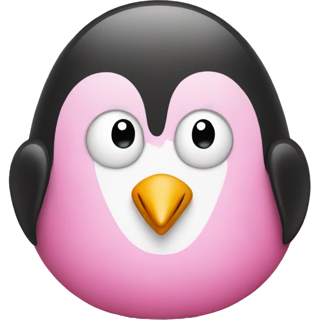 Pink pingouin  emoji