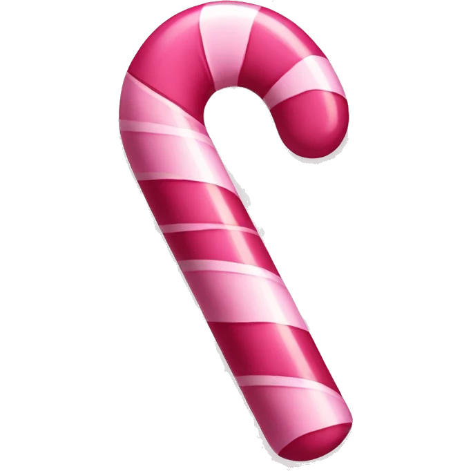 Pink candy cane emoji