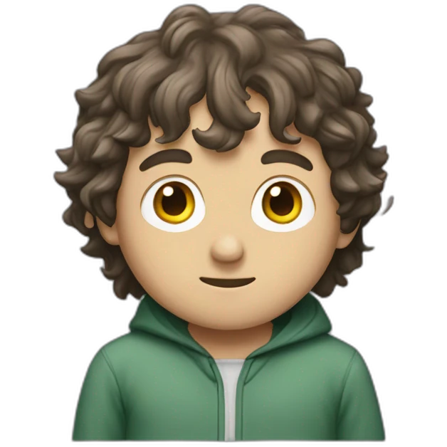 Frodo wearing a tracksuit  emoji