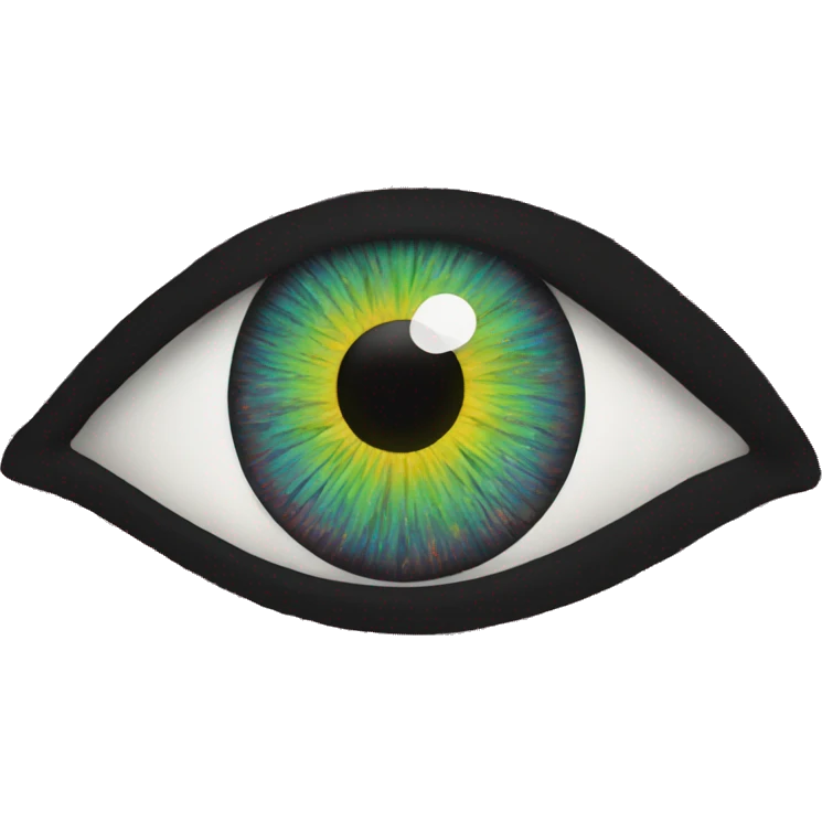 Psychedelic eye emoji