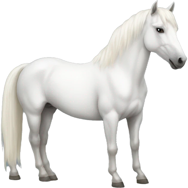 White horse emoji