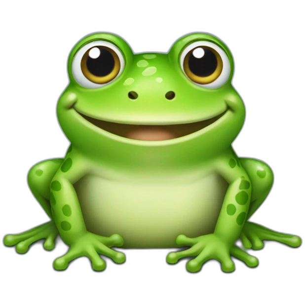 frog smiling emoji
