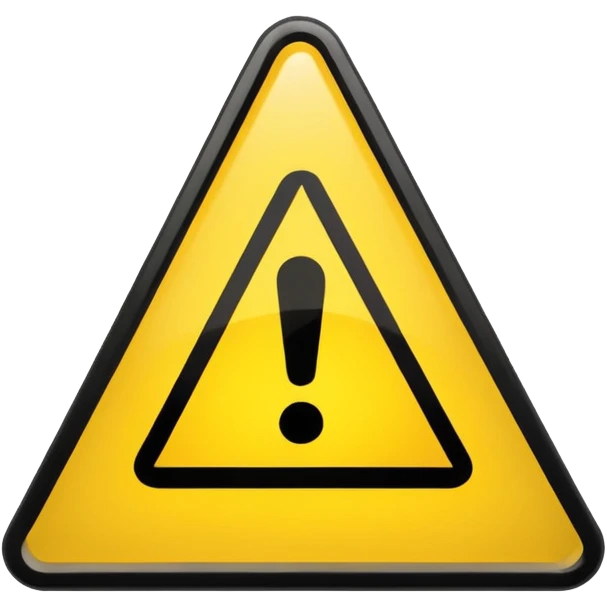 panneau danger emoji