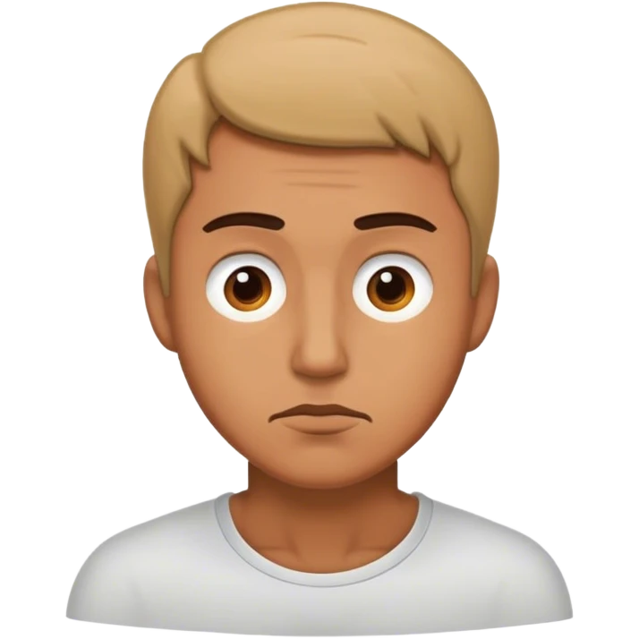man deep in thought emoji