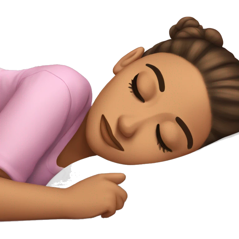 Ariana Grande sleeping emoji