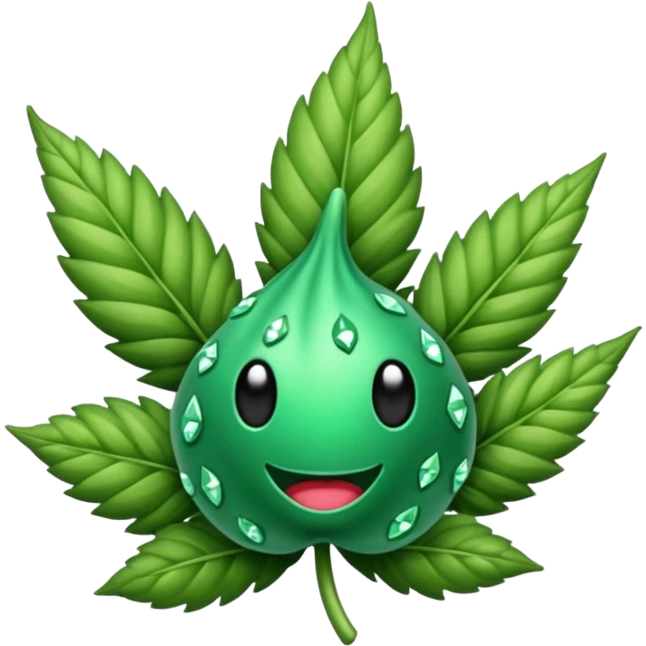 Crea un cogoyo de marihuana  emoji