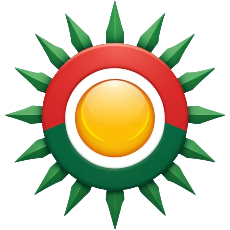 Kürdistan Bayrağı emoji
