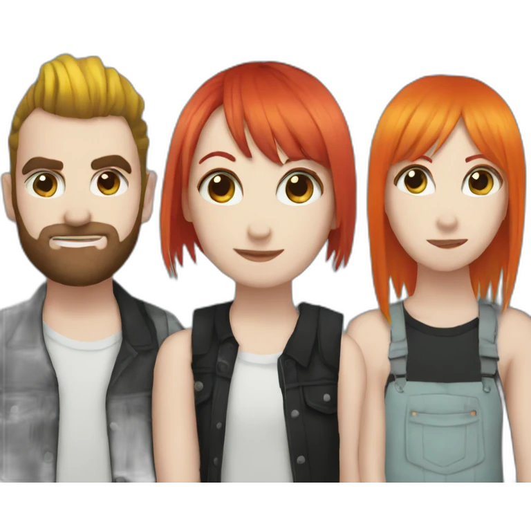 Paramore trio emoji
