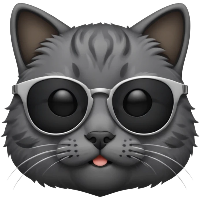 Cat wearing sunglasses emoji