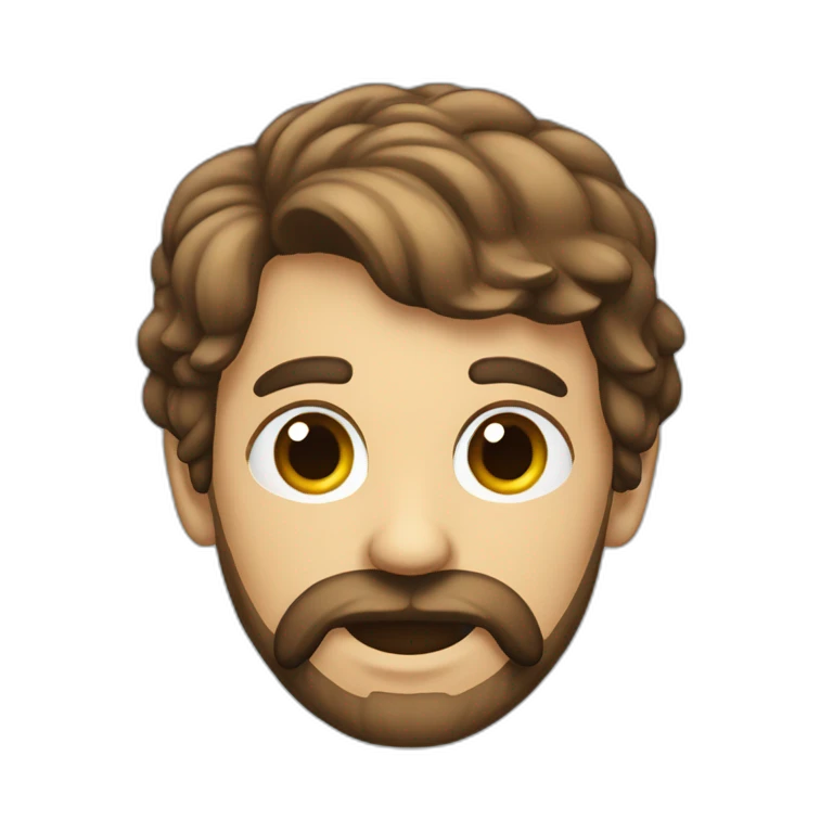 carnicero con barba azul emoji