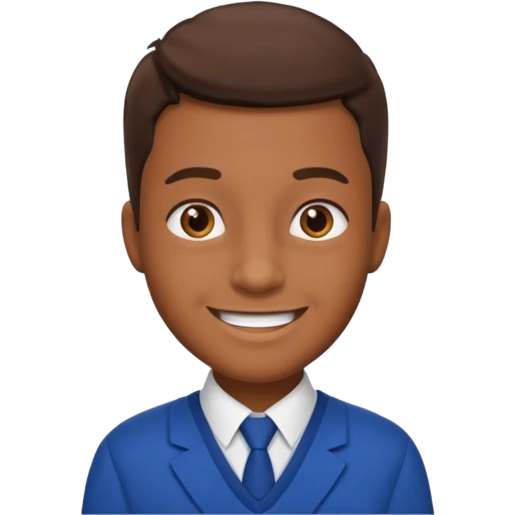 Man school form head emoji