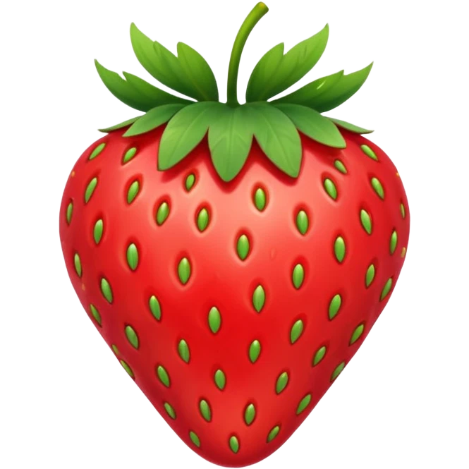 The body off the strawberry emoji