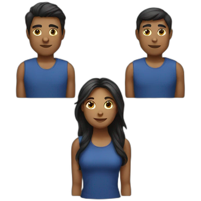 3 people for team size emoji