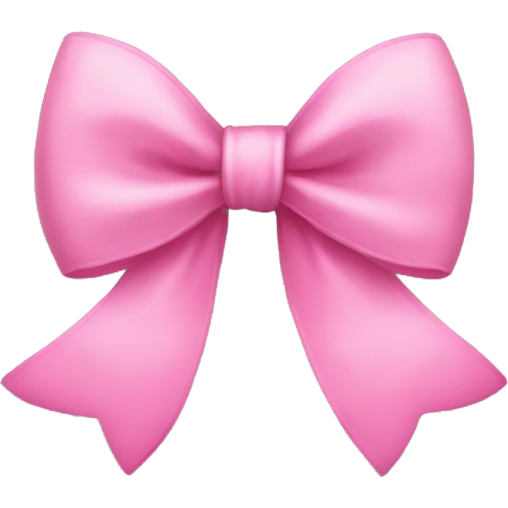 pink bow emoji