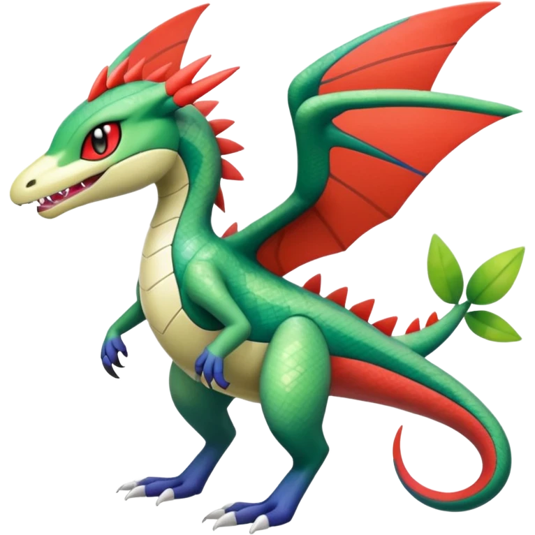 Meloetta-Garchomp-Flygon-Pokémon-Fakémon-fusion-hybrid-creature emoji